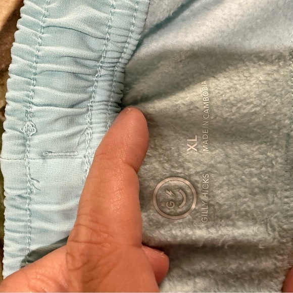 Gilly Hicks NWT Recharge Cargo Pants fleece lined drawstring hems pockets XL - Picture 11 of 14